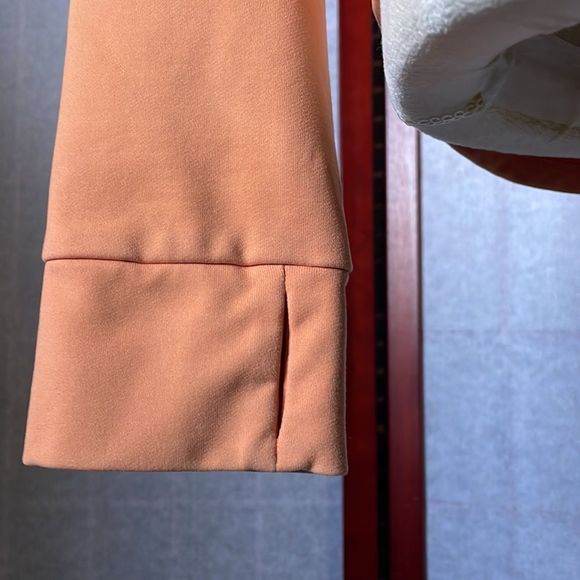 Athleta Orange Quarter-Zip Sweatshirt - Picture 9 of 10